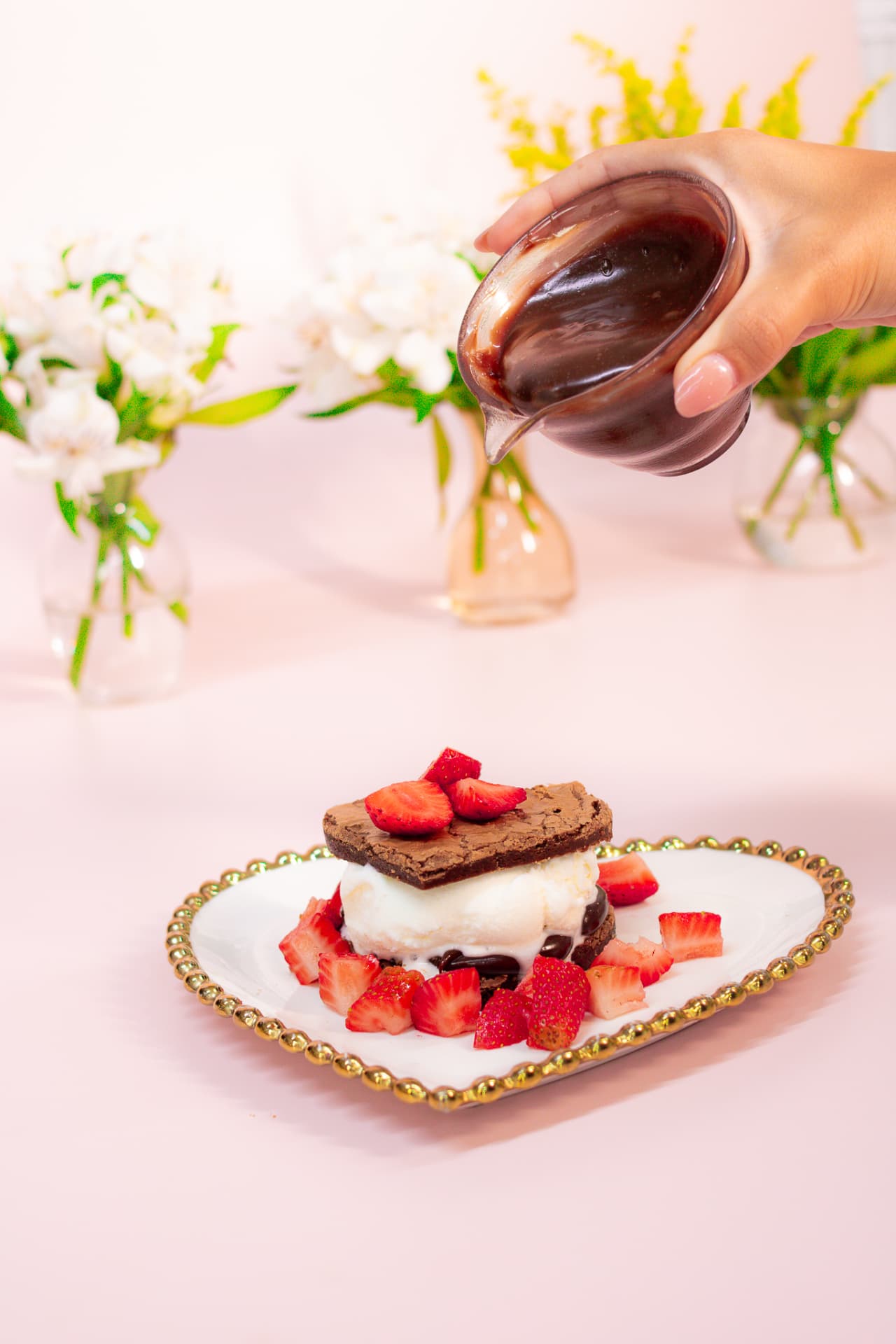 Brownie no Prato