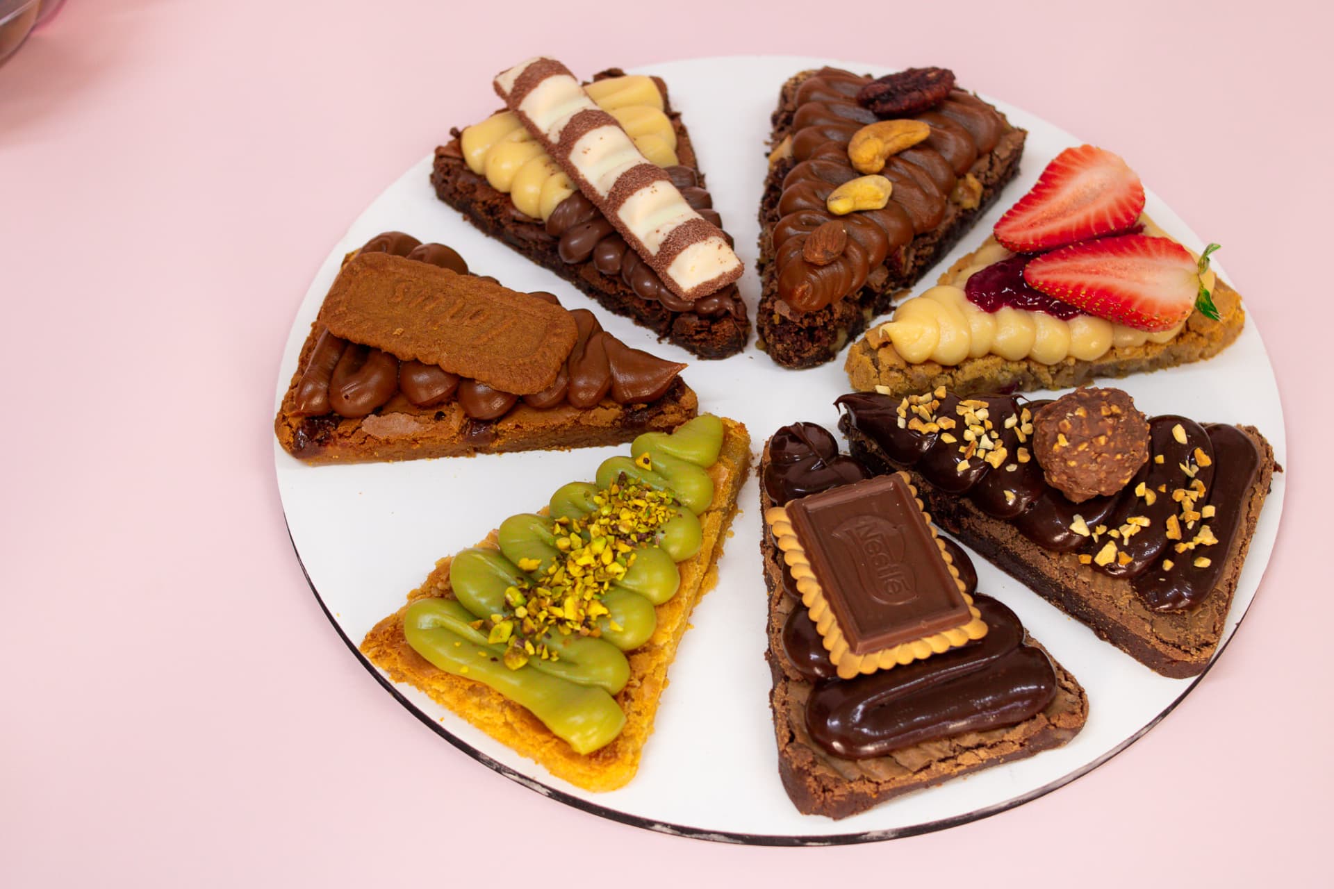 Fatias de Brownie